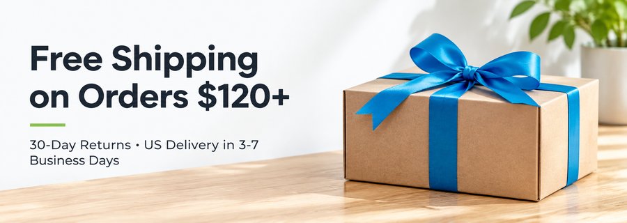 Free Shipping on Orders $120+