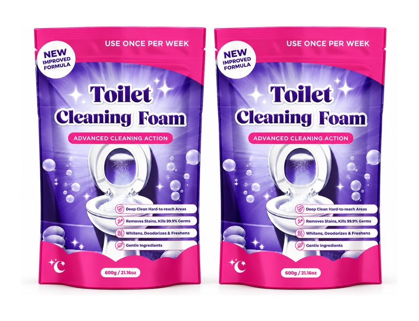 FizzClean Foaming Toilet Cleaner - 2 Packs