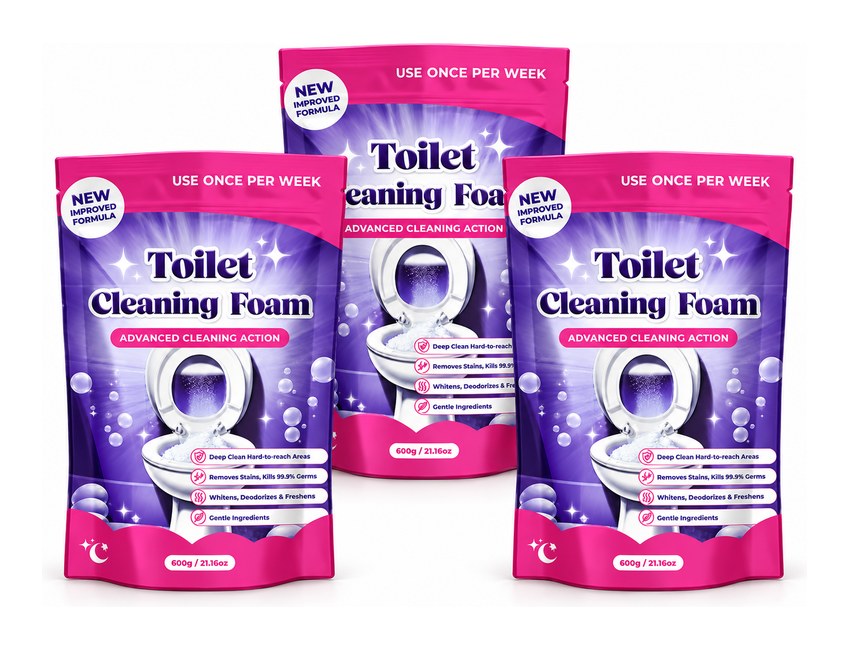 FizzClean Foaming Toilet Cleaner - 3 Packs